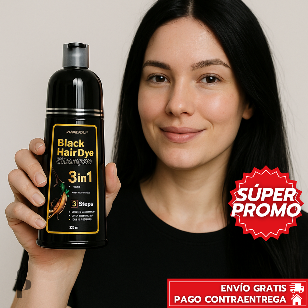 🔥Oferta Especial 3x1:Adiós Canas™ ✨- Shampoo Rejuvenecedor Instantáneo🥰, Cabello Joven en Minutos💯
